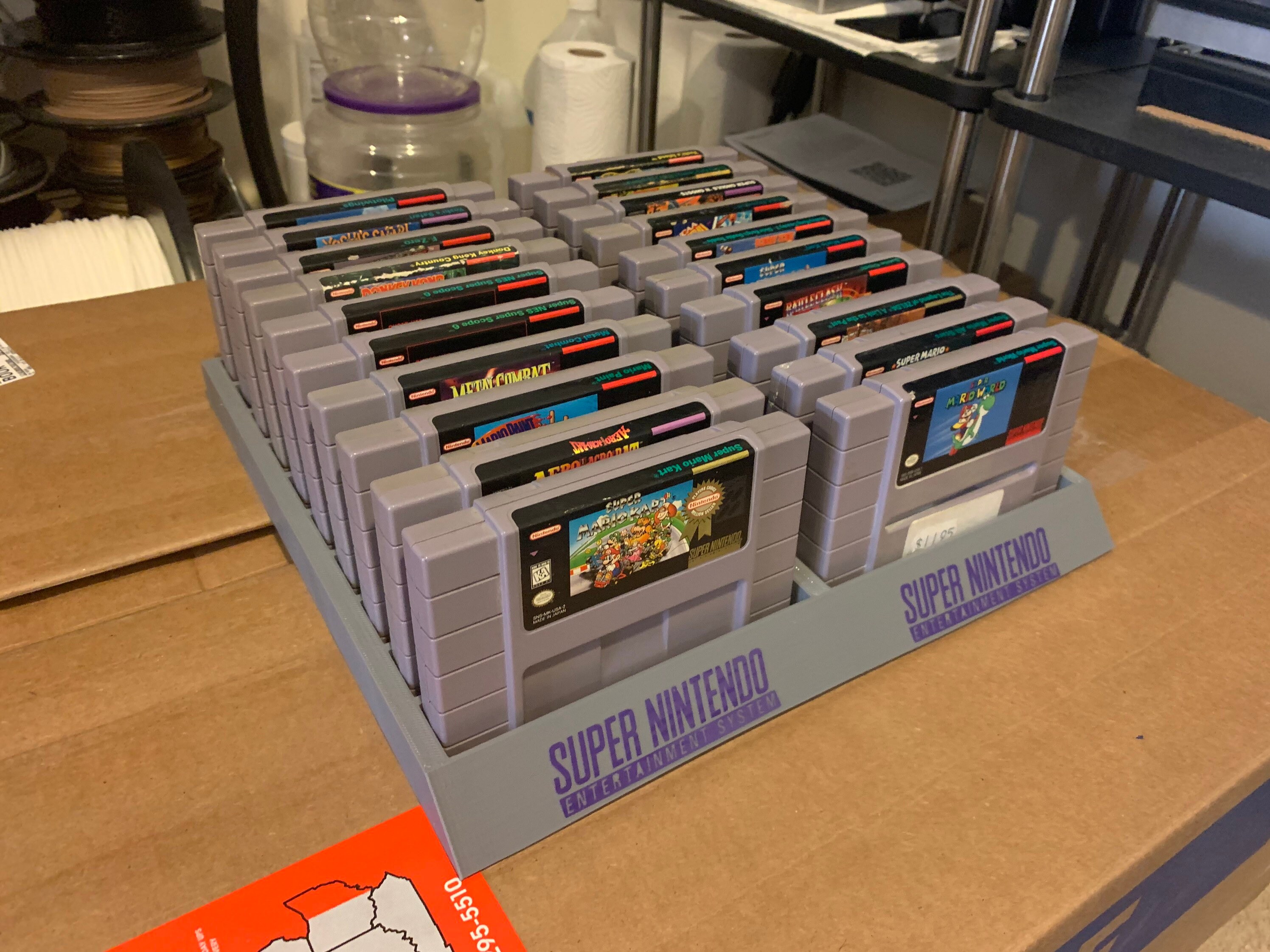 3d printed super Nintendo cartridge holder 20x Etsy