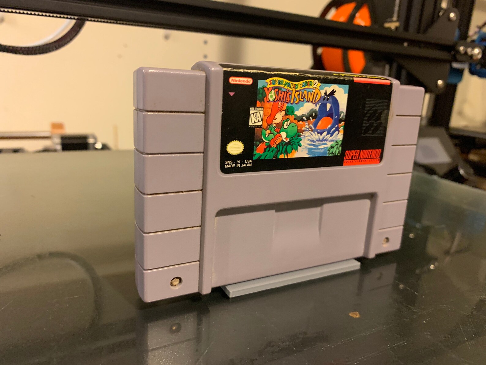 3d printed snes cartridge holder stl file 3d printed snes cartridge holder stl file