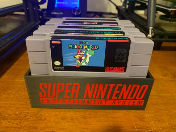 3d printed snes cartridge holder stl file - omnimaz