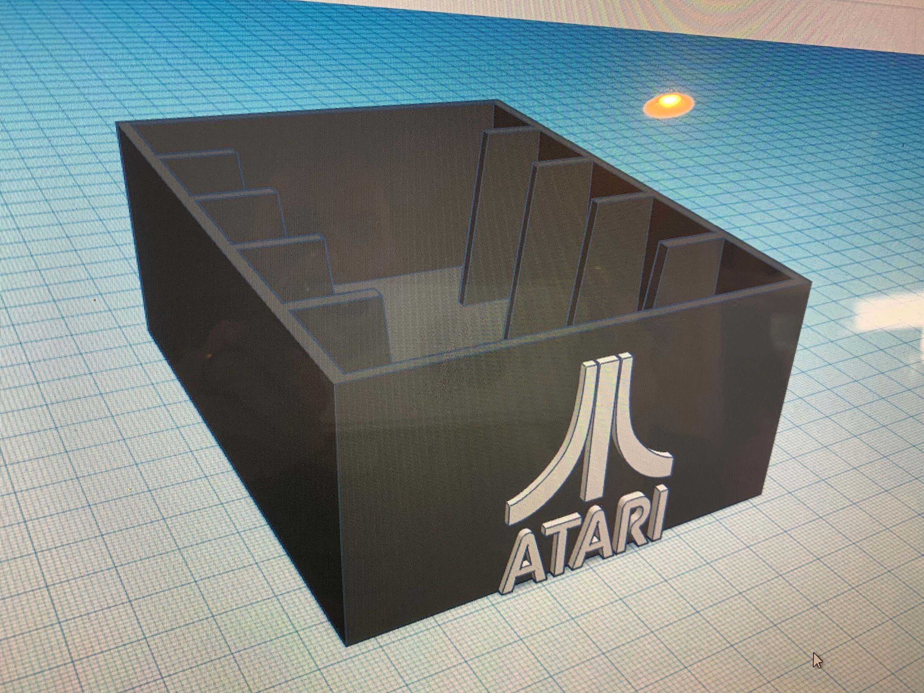 3d printed Atari 5200 game holder Etsy