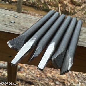 Blacksmith Punch, Chisel and Fuller Set, 6pc