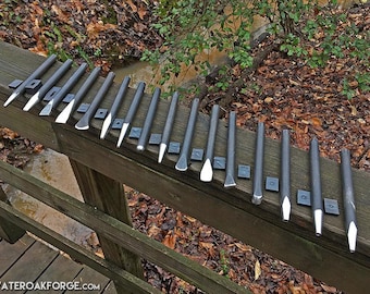 Blacksmith Punch, Chisel and Fuller Set, 16pcs.