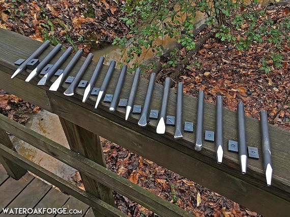 Blacksmith Punch, Chisel and Fuller Set, 16pcs.