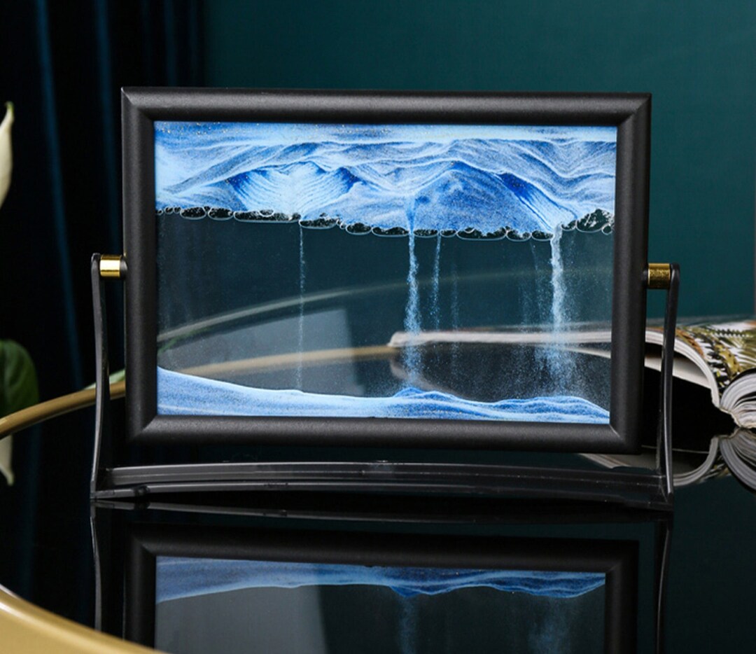 Moving Sand Art Frame Natural Landscape Home Decoration Etsy UK