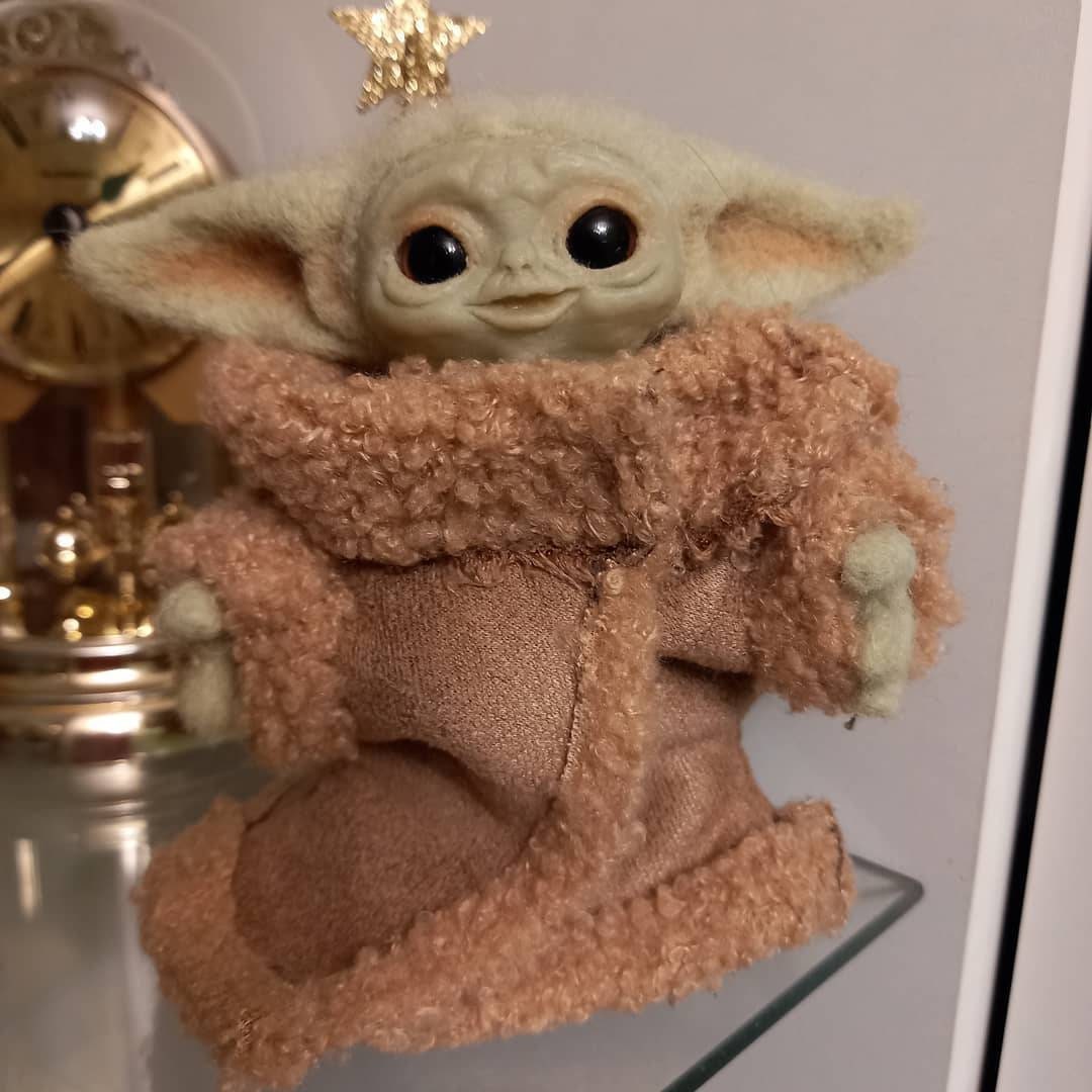 Needle Felted Baby Yoda/grogu Toy/star Wars Baby Yoda/baby Etsy