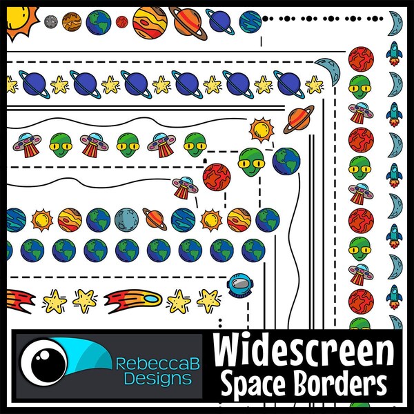 Outer Space Google Slides Template Etsy