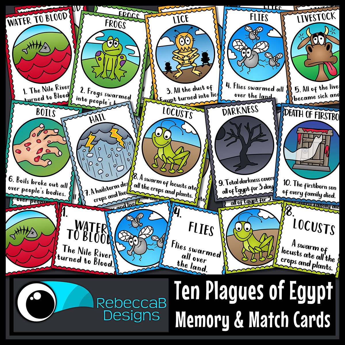 buy-ten-plagues-of-egypt-memory-and-matching-card-games-moses-and-online-in-india