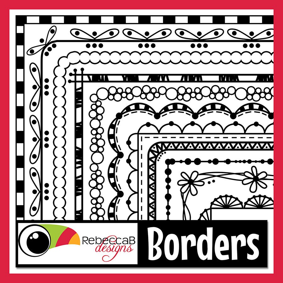 Download Clip Art Borders Clipart Doodle Borders Border and Frame ...