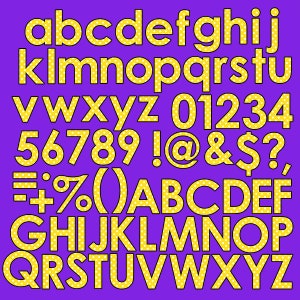 Alphabet Letters and Numbers Clip Art, Polka Dot Clip Art, Digital Stamps, Alphabet Letters for Kids, Numbers clip art, Symbols clip art image 2