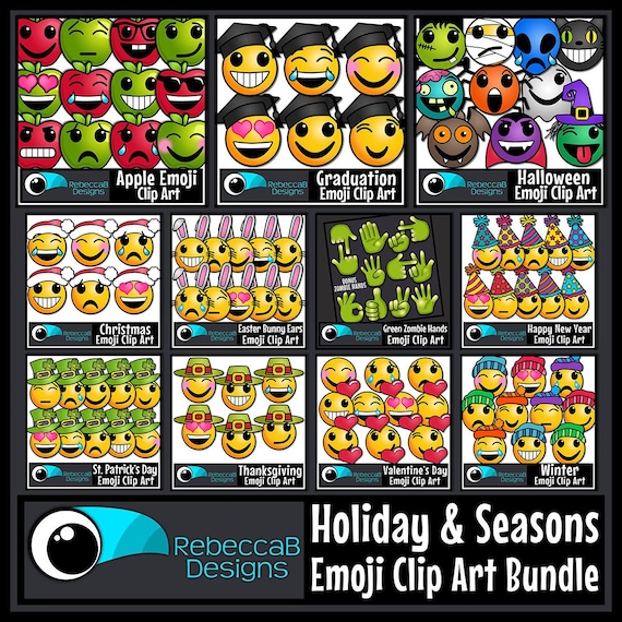 Holiday and Seasons Emoji Emotions Bundle Bonus Finger Counting Hands,  Emoji Clip Art Bundle, Holiday Emoji Clip Art, Emoji Clipart Bundle -   Norway