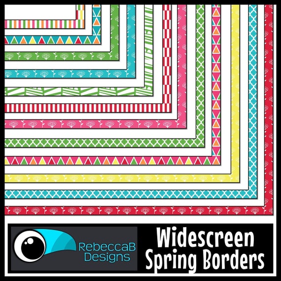 Spring Powerpoint Icon Border Photos Border Clipart Powerpoint Microsoft PowerPoint, Teal Border
