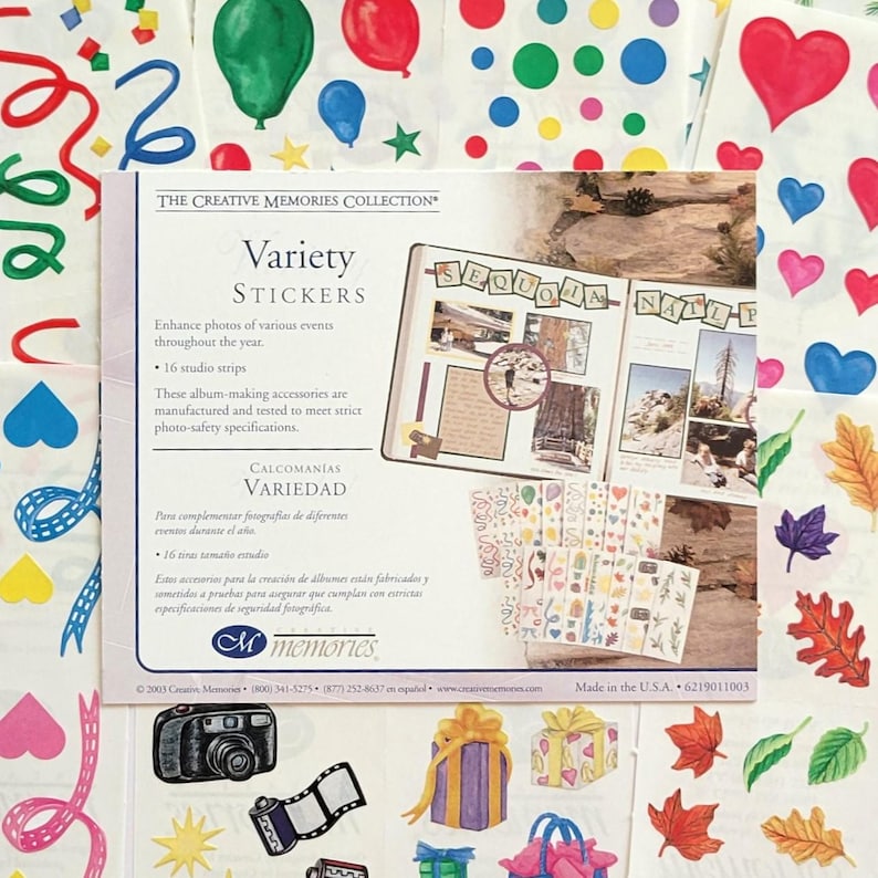 Stickers: Creative Memories Variety Sticker Packs & Bundles – Retired ...