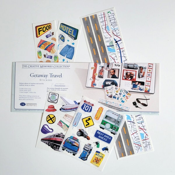 Stickers: Getaway Travel  - Creative Memories Collection *Retired*