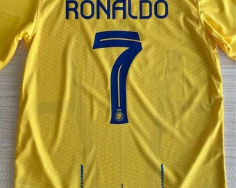 Maillot de football Al Nassr Ronaldo 07 2023-2024, maillot Ronaldo, maillot de football Love Ronaldo Champions League, cadeau pour fan