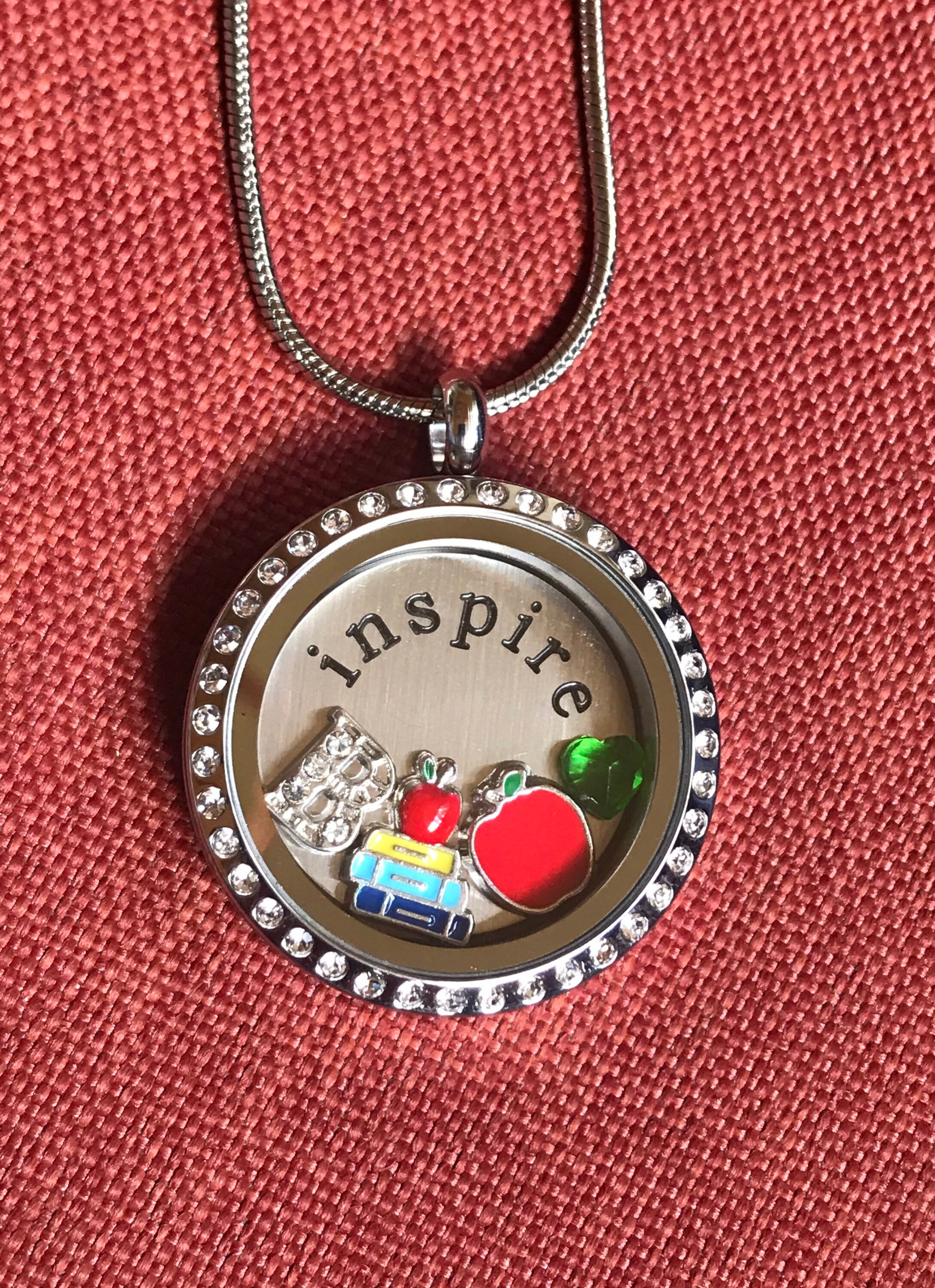 Teacher Gift Jewelry Personalized Teacher Necklace Teacher Etsy