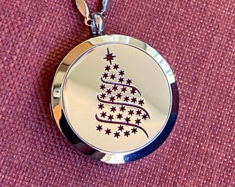 Christmas Tree Diffuser Necklace Jewelry for Essential Oils