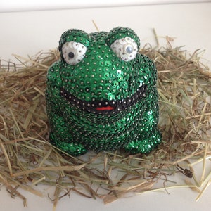 Pailletten Frosch Bild 1