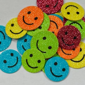 Sticker Glitter Smileys