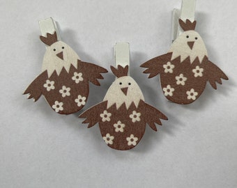 Craft clips chickens