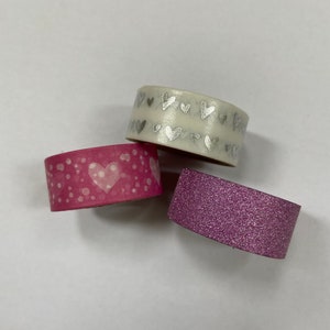 Washi Tapes Pink Heart