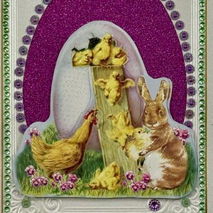 Tarjeta de Pascua hecha a mano