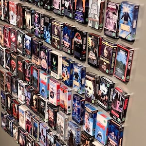 VHS Inspired Mini Magnets 1&quot; x 2&quot;