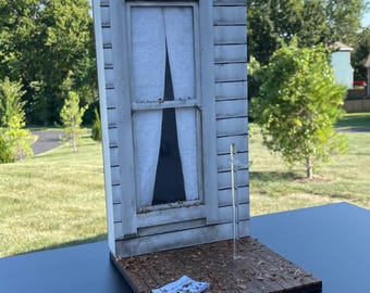 1/6 Custom Halloween Michael Myers House Diorama W/ Clear Figure Pole