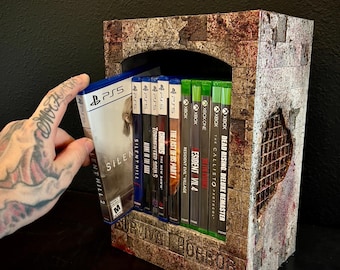 Survival Horror  themed Video Game Media Storage (Games NOT included) perfect for silent hill resident evil