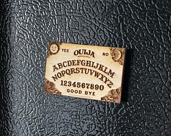 2” OUIJA Board Magnet cute witchy accessory engraved real wood