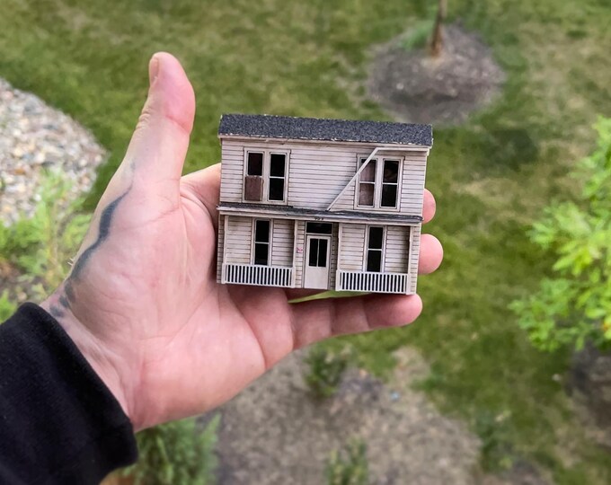 Miniature Michael Myers House Diorama Art Made of Real Etsy