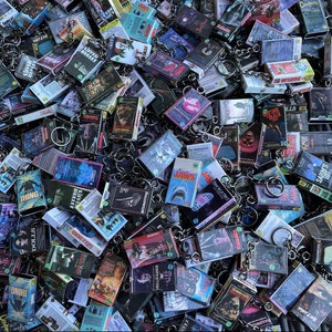 Miniature VHS inspired movie keychain charm tons of titles You Choose image 1