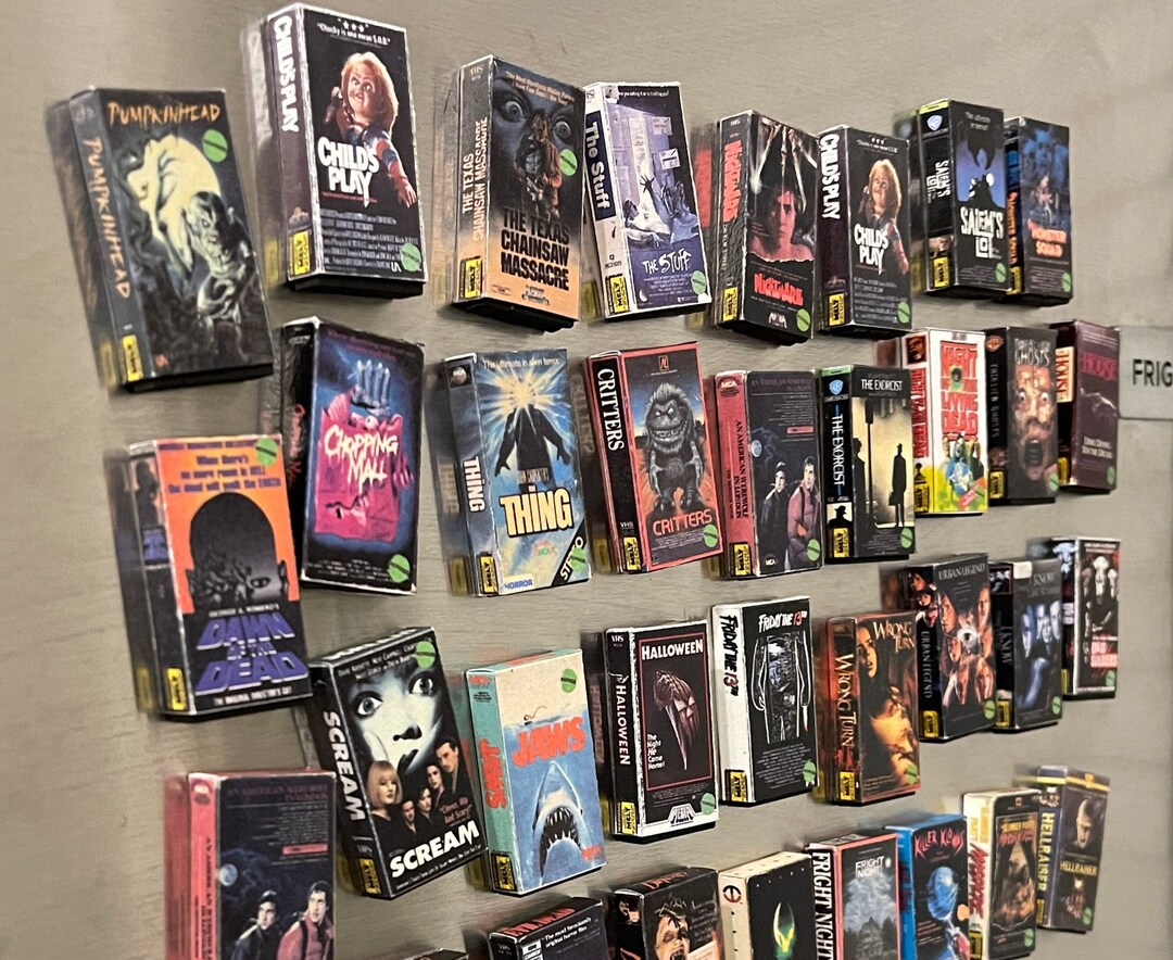 VHS Inspired Mini 1 X 2 Comedy and Family Genre Titles Etsy