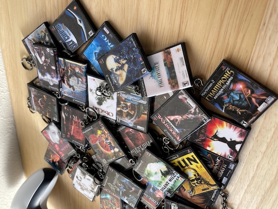 Ps2 Game Keychains Any Game! Playstation 2 Miniature Game