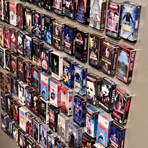 VHS Inspired Mini Magnets 1" x 2"  Lots of titles You Choose! Horror Genre Titles Listing #1