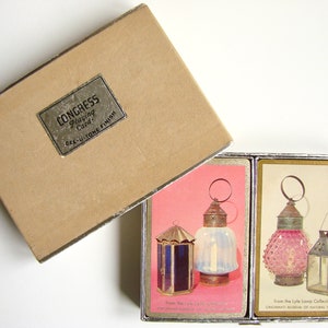 Vintage jaren '60 speelkaarten door het Congres, Lyle Lamp Collection, Double Decks van 54 kaarten, Retro, Collectible, Paper Ephemera, Made in USA