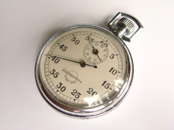 Vintage Soviet Stopwatch Zlatoust, Mechanical Stopwatch, Sports Accessory, Sports Equipment, Made in USSR 60s, Gift for Athlete, for Coach
