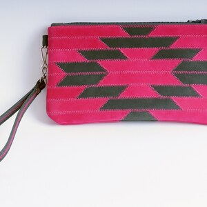 Leather Cell Phone Wallet, Small Leather Clutch, Wristlet Handbag, Women's Wallet, Wristlet Case ...
