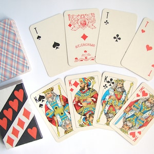 Karty do gry w stylu vintage z lat 90., gra karciana w stylu rosyjskim, talia 36 kart, kolekcjonerskie, pamiątki papierowe, wyprodukowane w Rosji