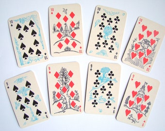 90年代のヴィンテージトランプ、ソビエト時代のトランプゲーム、ロシア