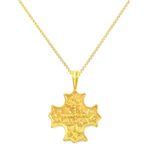 Greek Byzantine Cross on Matching Chain by Ilios, Byzantine Cross, Ancient Greek Cross, Ancient Greek Cross, Constantine