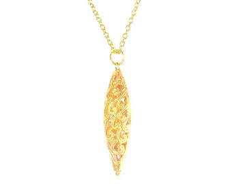 Greek Byzantine Necklace on 24K Gold Vermeil Chain, Greek Necklace, Greek Jewelry, Byzantine Pendant, Byzantine Necklace, Ancient Greece