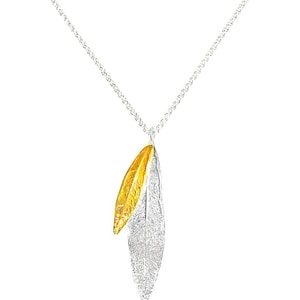 Olive Leaf Pendant in 24K Gold Vermeil or Sterling Silver by Ilios, Olive Leaf Pendant, Olive Leaf Jewelry, Greek Jewelry, Greek Necklace