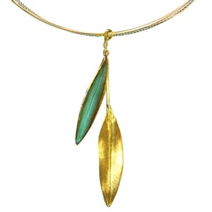 Greek Olive Leaf Pendant Elia, Greek Jewelry, Greek Necklace, Olive Leaf Necklace, Olive Leaf Jewelry, Greek Wedding, Ancient Greece, Elia