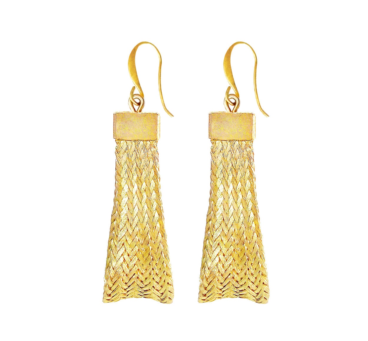Ancient Greek Golden Age Earrings in 18K Gold-Plated Bronze Weave, Greek Earrings, Greek Jewelry, Grecian Jewelry, Ancient Greek Earrings,