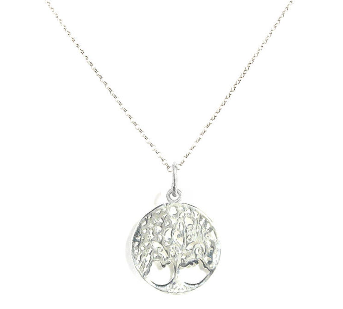 Shining Tree Of Life Round Pendant