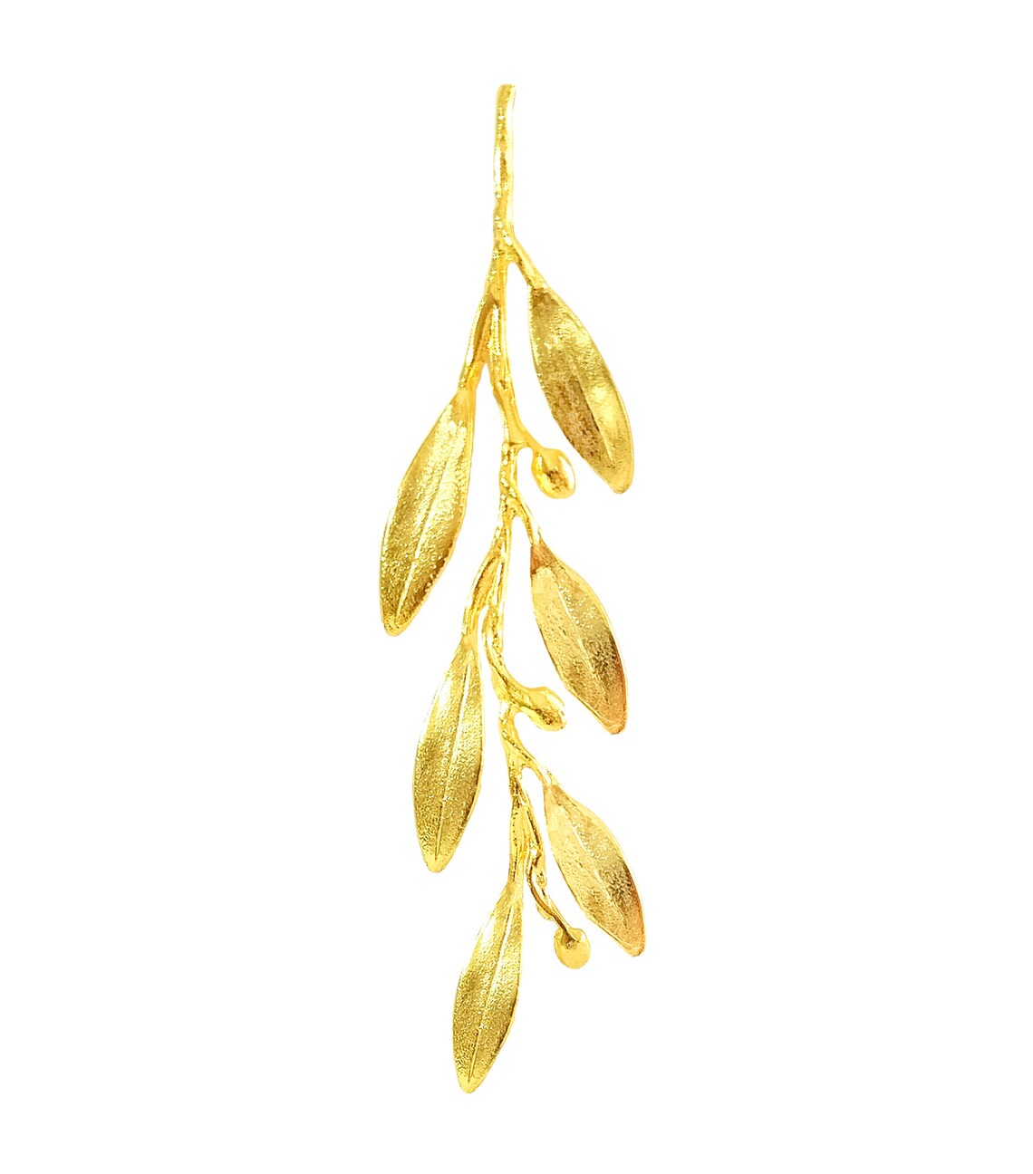 Greek Gold Olive Branch Pin Elia by Ilios, Greek Jewelry, Greek Pin ...