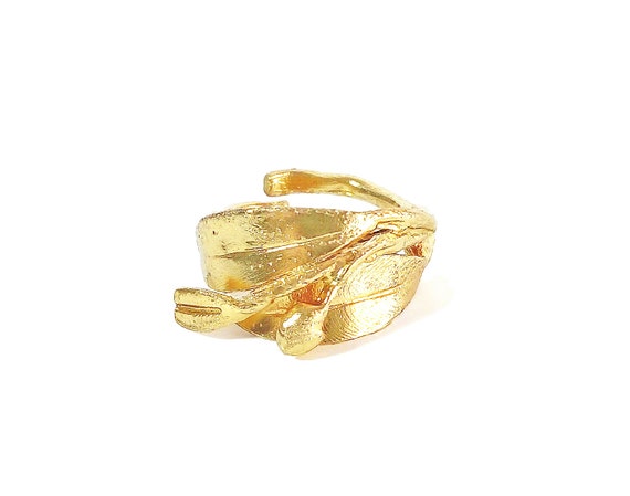 Greek Gold Olive Branch Ring Elia by Ilios Greek Jewelry | Etsy
