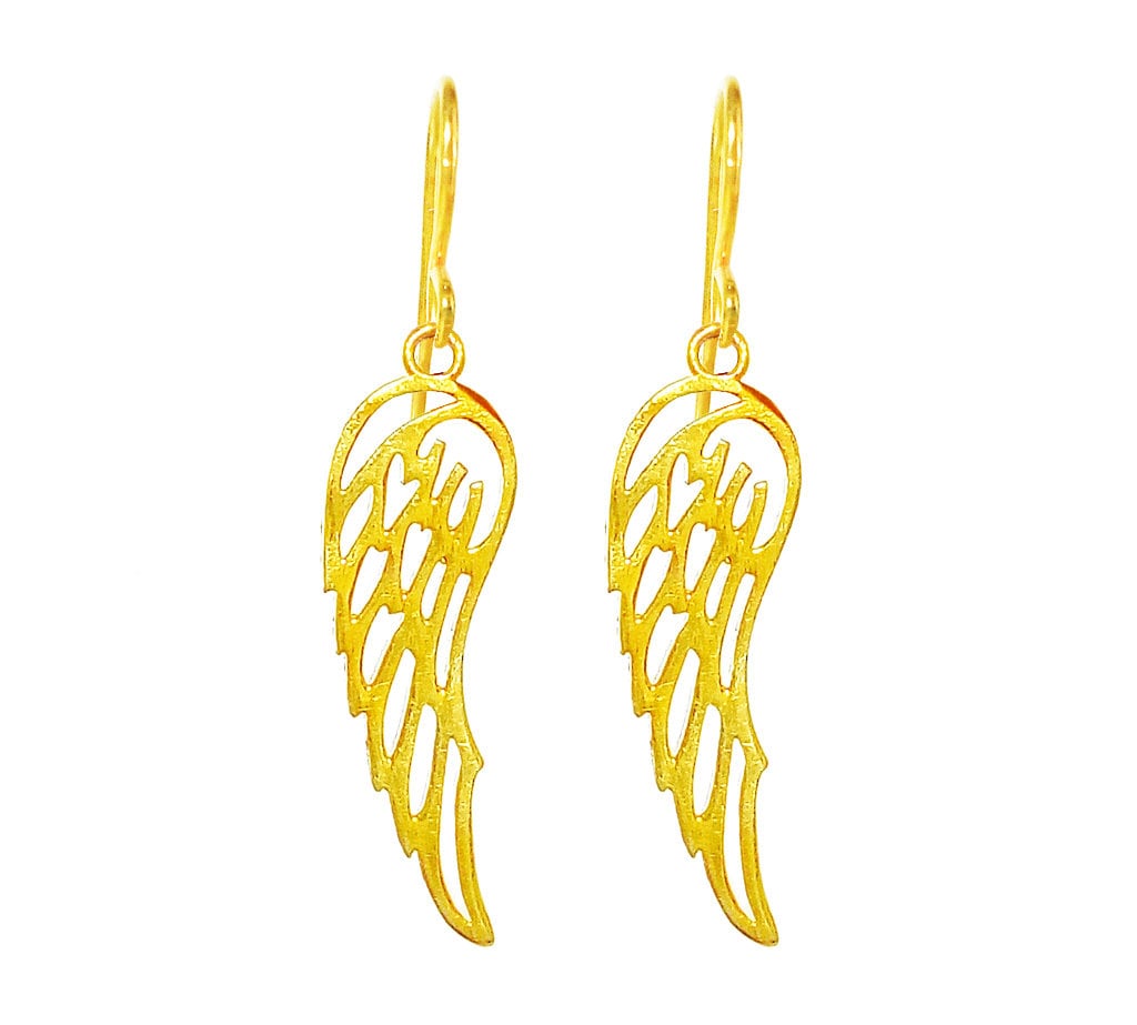 Wing of Hermes Earrings by Ilios, Greek Jewelry, Greek Earrings, Wing Earrings, Greek Mythology, Greek God Hermes, Ancient Greek