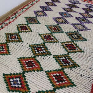 Ourika carpet Moroccan bereber atlas carpet rug Moroccan tapis handgenüpft morocco rug from OUrika azilal old price 489.00 EUR