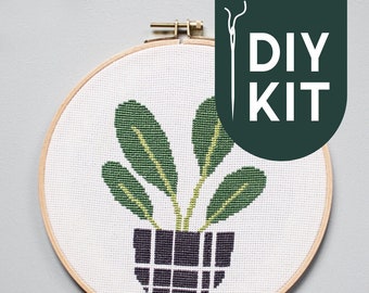Kreuzstich Stickerei DIY Handarbeit Stickpackung Set Schmetterling für